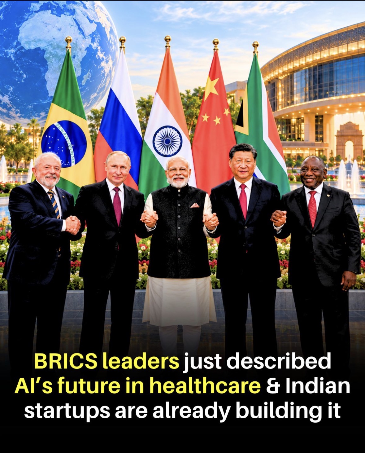 BRICS leaders just described AI’s future in healthcare and Indian startups are already buildin it